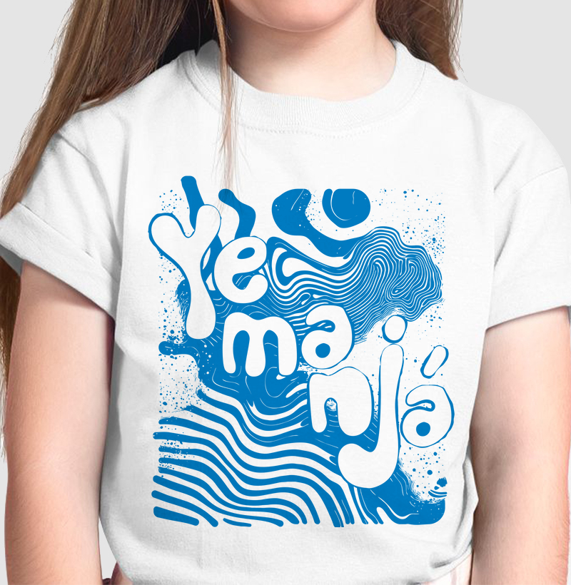 Camiseta Infantil - Yemanjá Essência