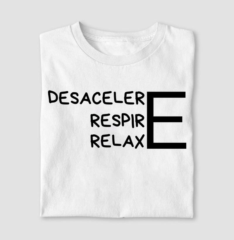 Camiseta Letra Unica Mensagem