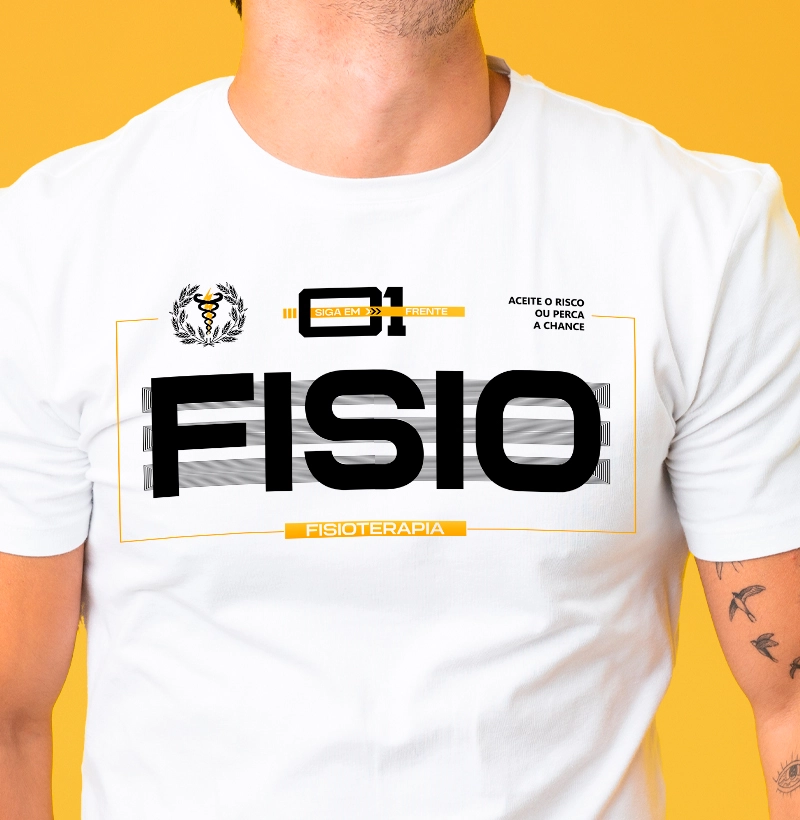 Camiseta Fisioterapia Premium - masculina