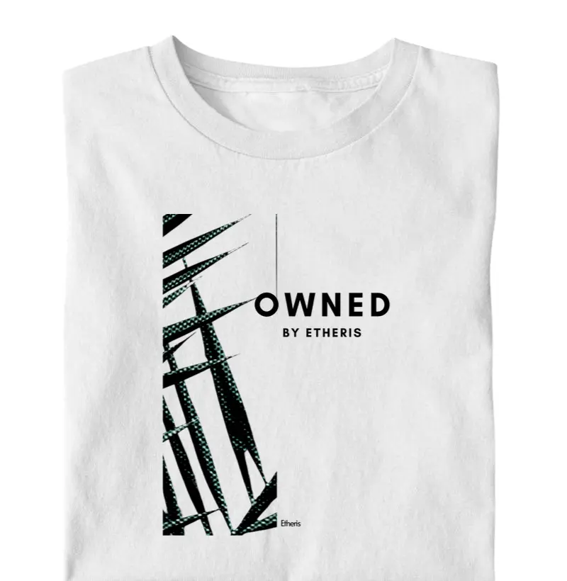 Camiseta Masculina Estampa Owned Etheris - Branco