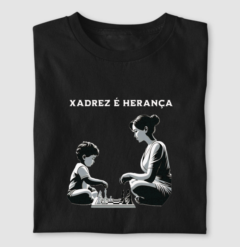 Xadrez é herança - Mãe e menino