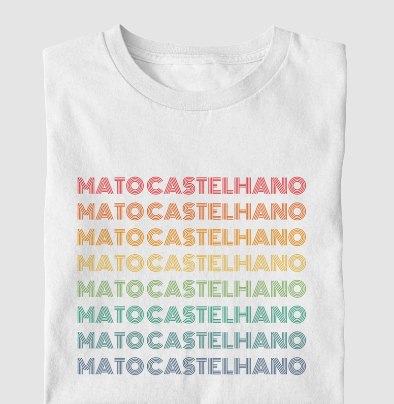 Mato Castelhano Letreiro Retrô