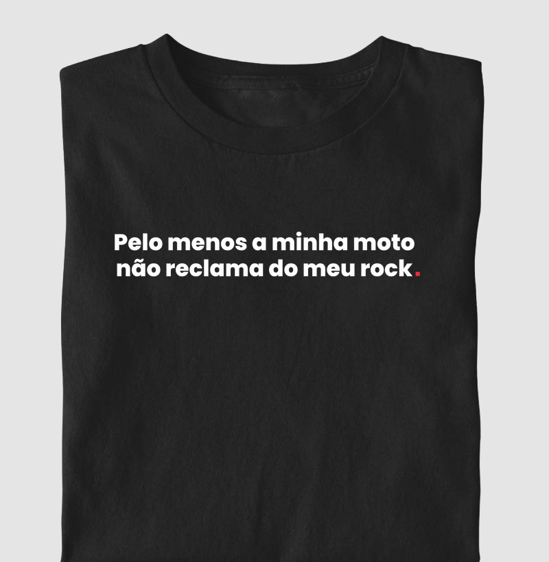 Pelo menos minha moto não reclama do meu rock