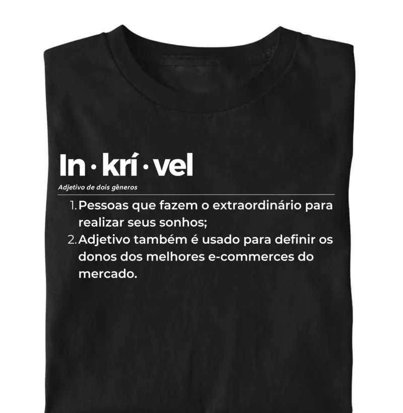 Camisa T-shirt Estampa IN KRÍ VEL