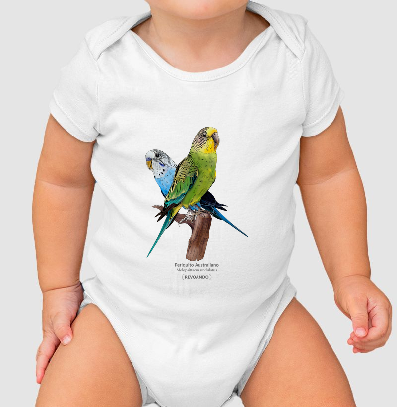 Love Friends - Periquitos Australianos - Body Infantil
