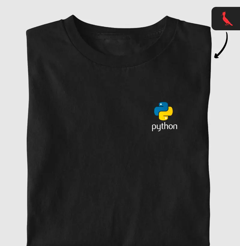 Camiseta "Python" - logos - T.I