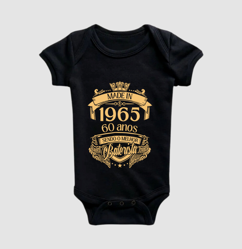 MADE IN 1965 - 60 ANOS SENDO O MELHOR BATERISTA