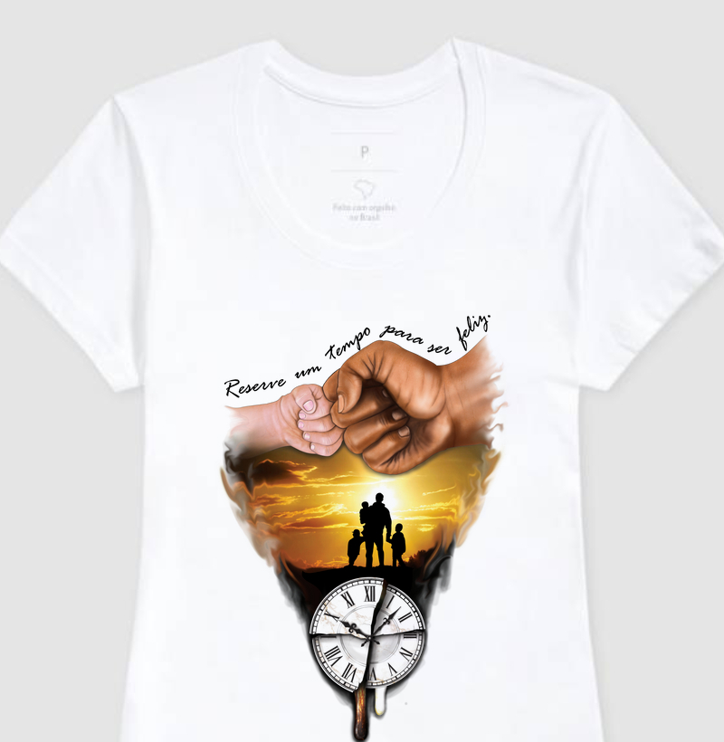 Camisa Pais e Filhos Feminina Branca