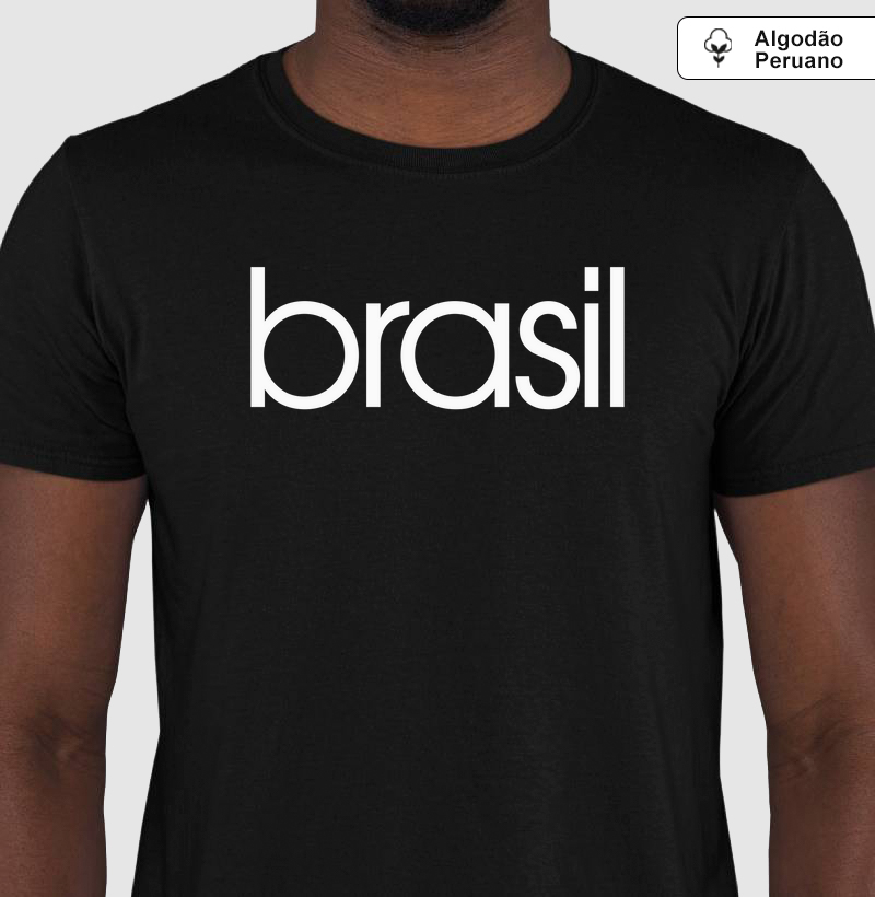 Camiseta AP Brasil Estampa Branca