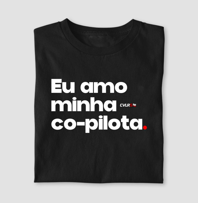 Eu amo minha co-pilota.