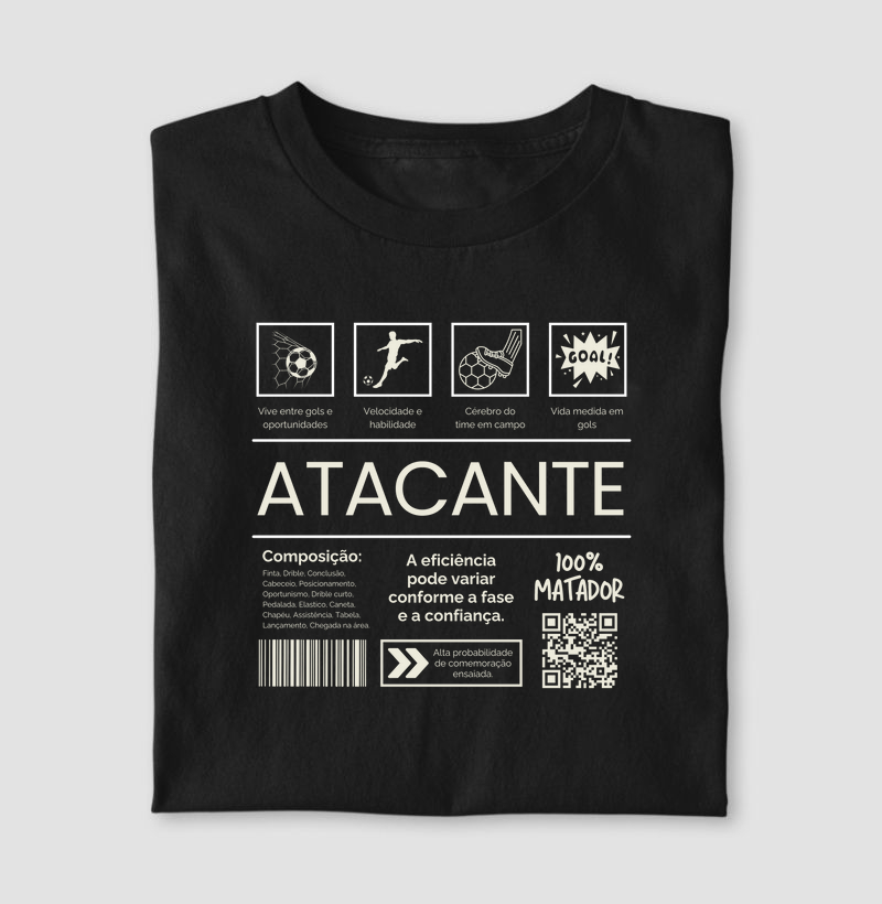 Camiseta Rótulo Atacante