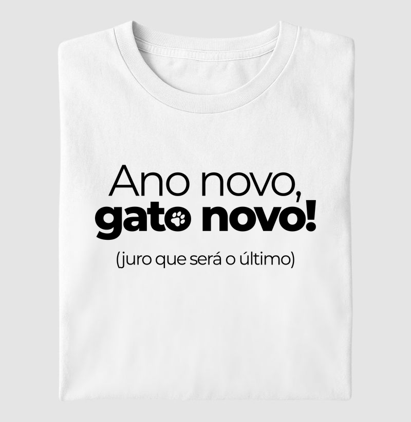 Ano novo, gato novo!