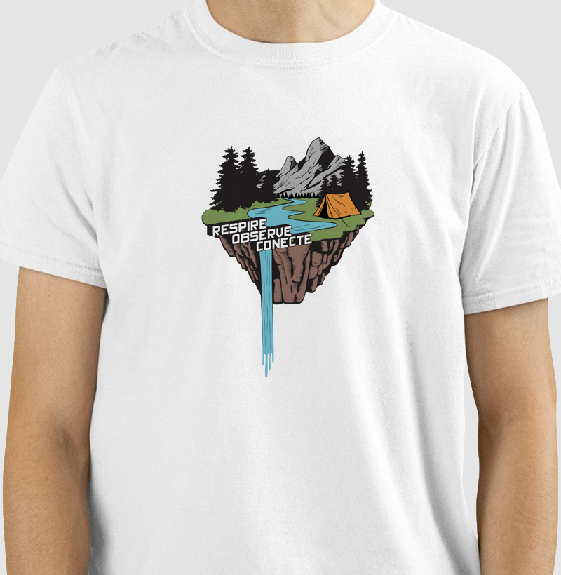 Camiseta Respire Observe Conect - Masculina