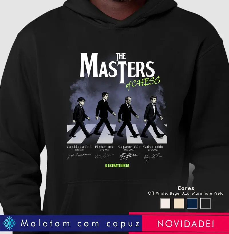 The masters of chess - Carlsen, Kasparov, Fischer, Capablanca