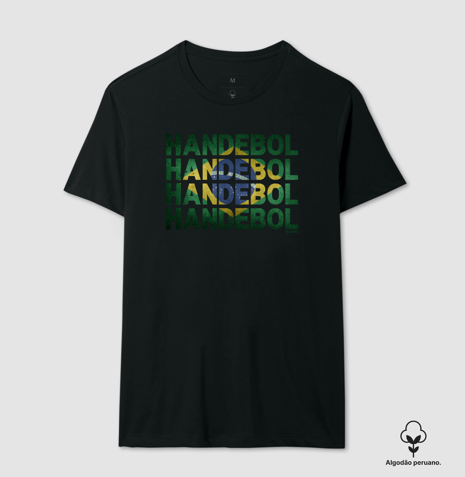  Camiseta AP de Handebol - bandeira do Brasil degradê 