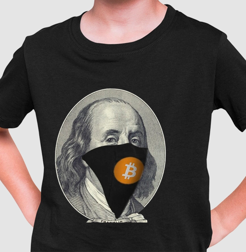 Camiseta Kids Bitcoin Bandit