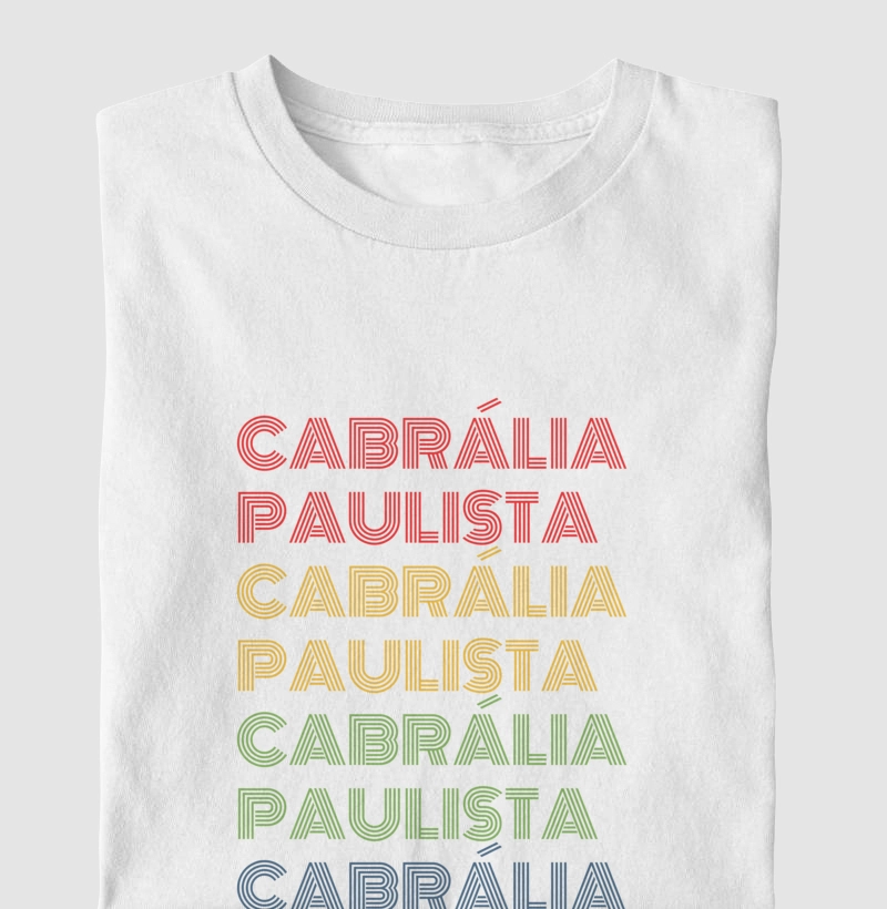 Cabrália Paulista Letreiro Retrô