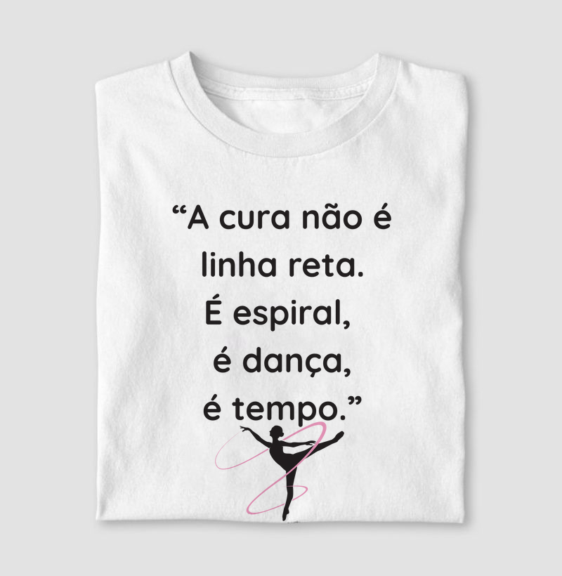 A cura não é linha reta.