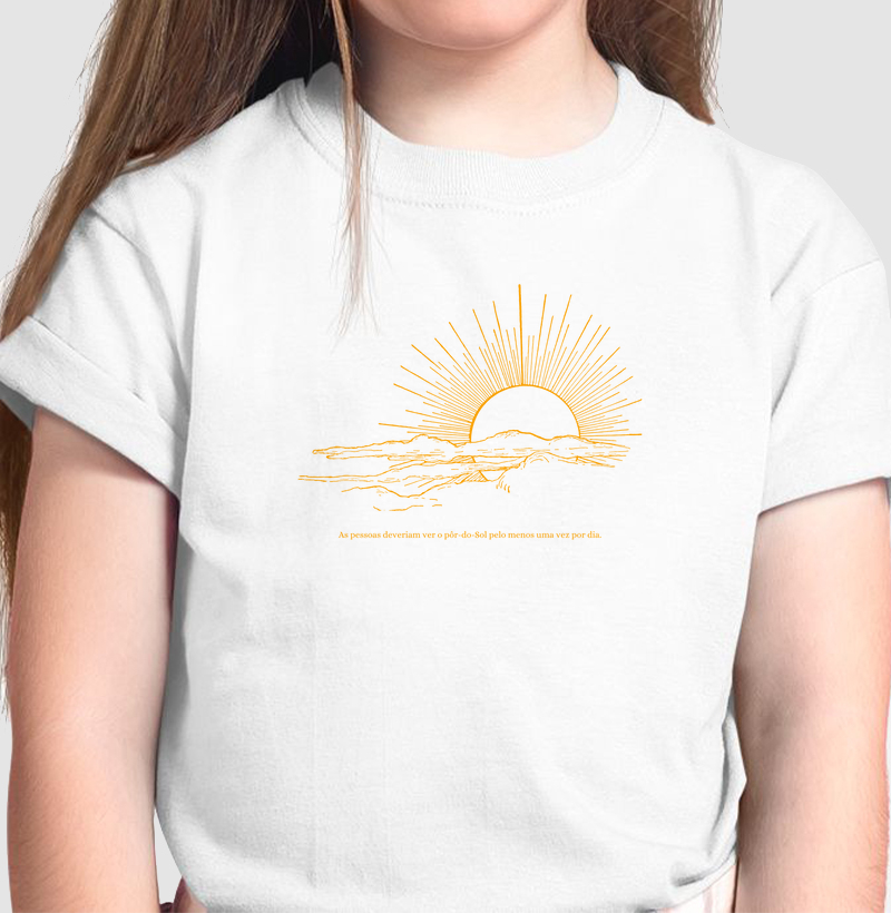 Camiseta Infantil PÔR-DO-SOL Matutaremos