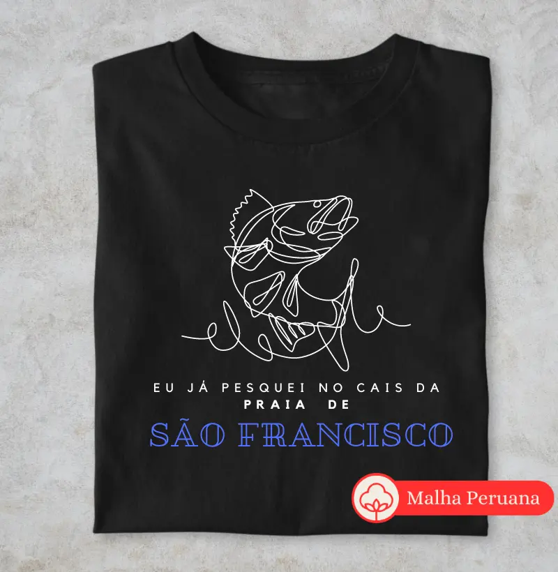 Eu já pesquei no cais da Praia de São Francisco.