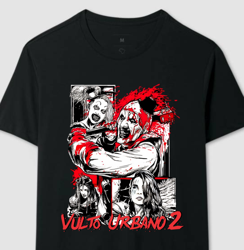 Camiseta de Terror 𝐓𝐞𝐫𝐫𝐢𝐟𝐢𝐞𝐫 Vulto Urbano