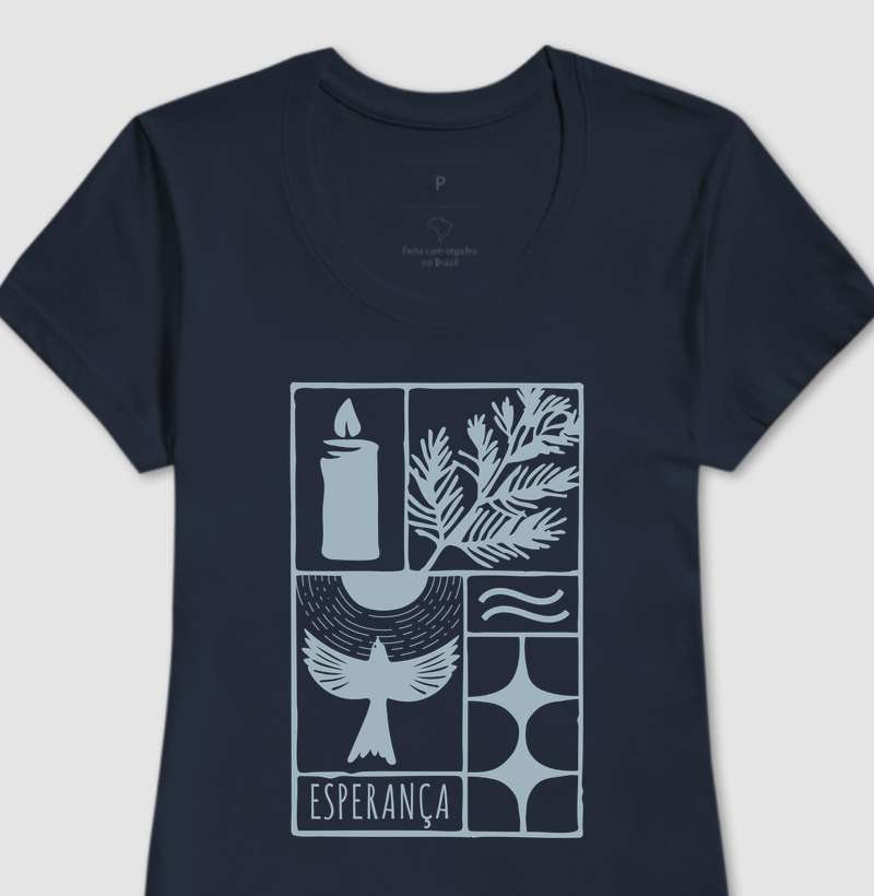 CAMISETA VITRAL DA ESPERANÇA