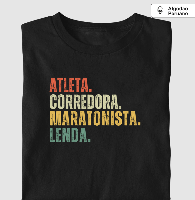 Atleta, corredora, maratonista e lenda
