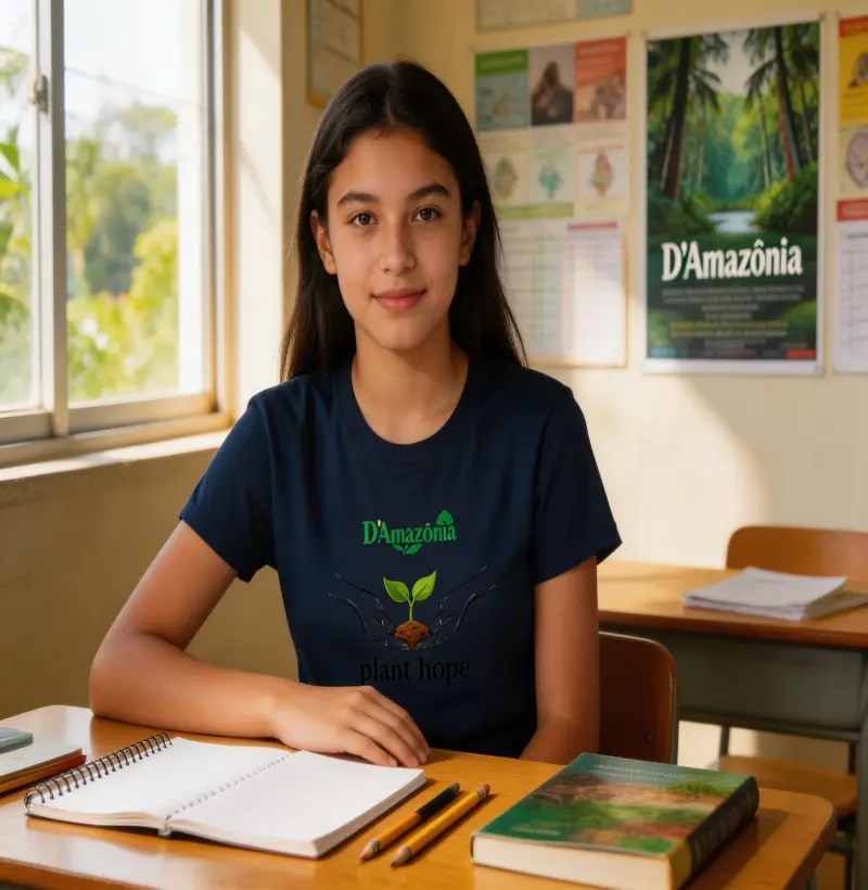 Levo a Amazônia no peito 