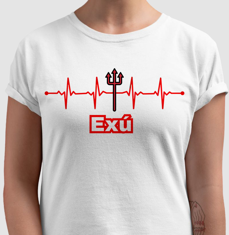 Camiseta Frequência de Exú 100% Algodão