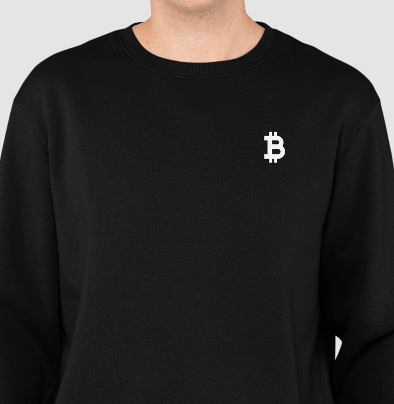 Moletom Suéter Bitcoin Logo II