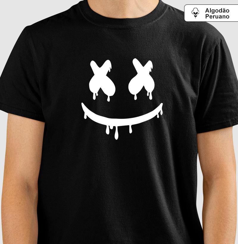 Camisa Algodão Peruano - Fake Smile (V. White)