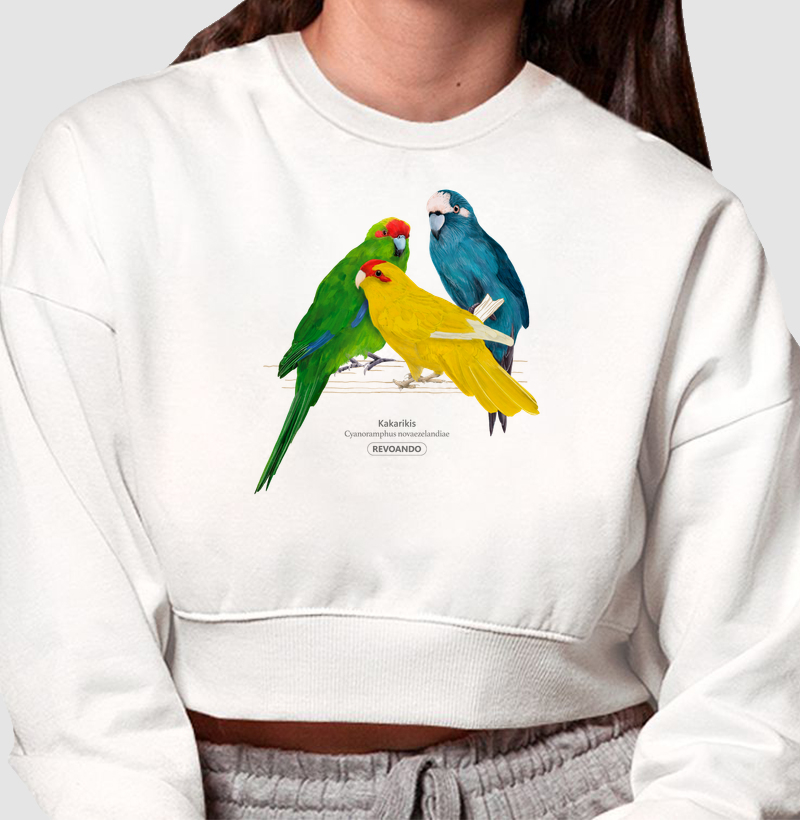 Love Friends - Kakarikis - Moletom Cropped