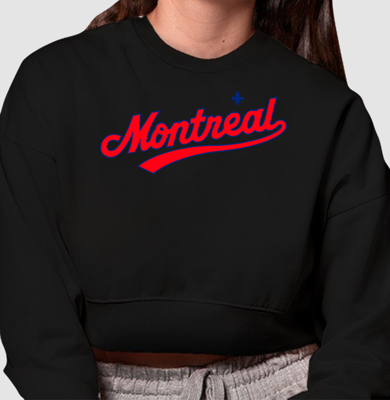 Crooped Moletom - Montreal