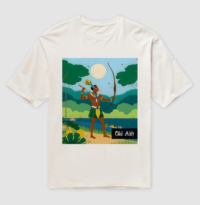 Camiseta - Oxóssi - Pintura 1