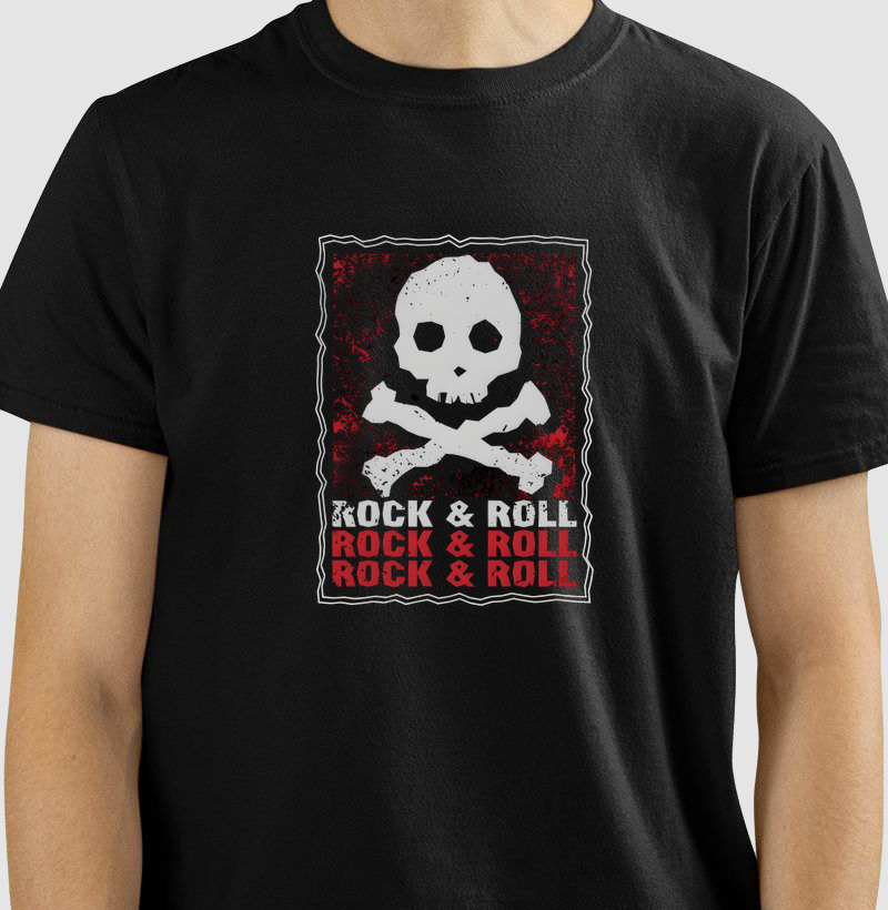Camiseta Rock & Roll