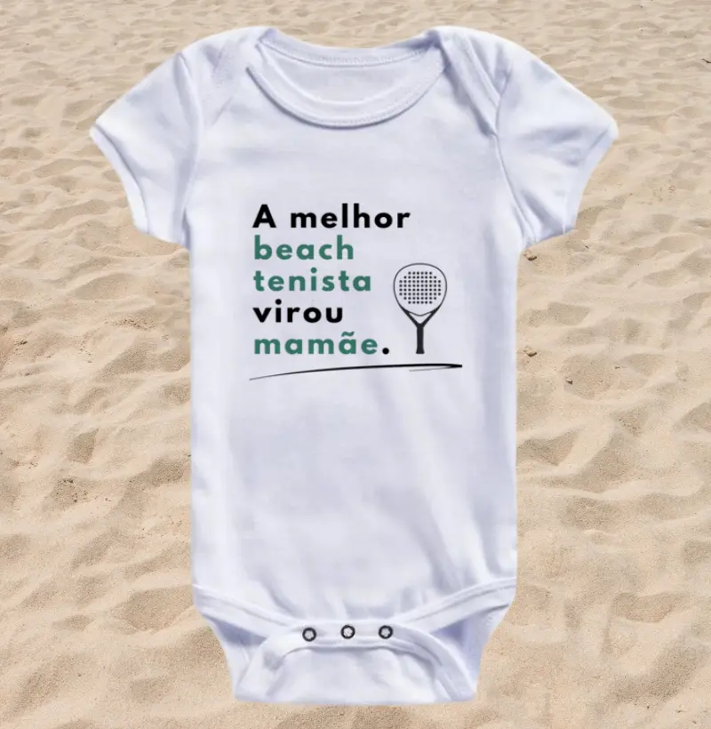 A melhor beach tenista virou mamãe