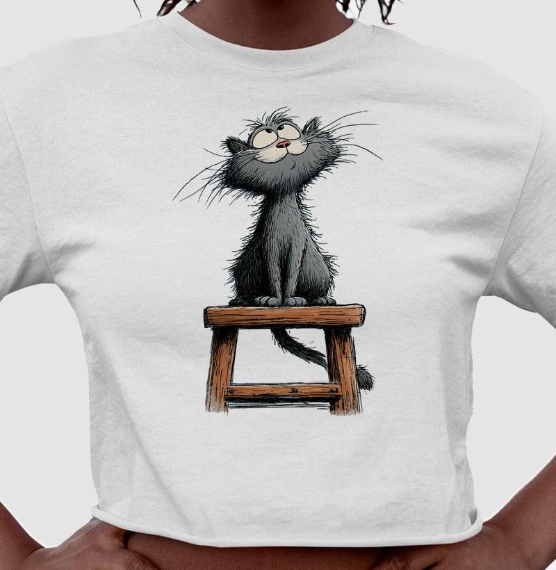 Gato Cinza - Cropeed