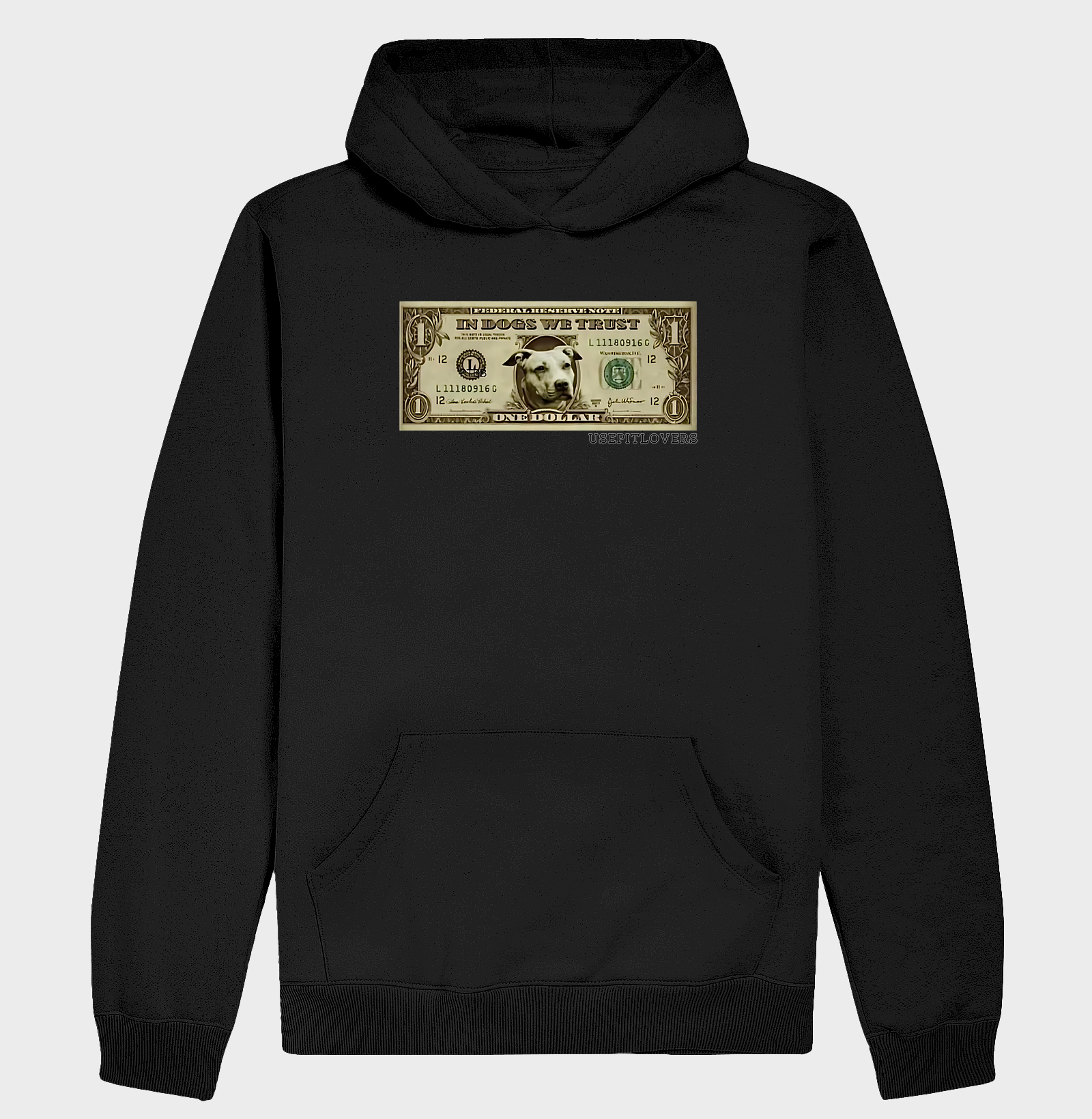 DOLLAR PIT BULL IN DOG WE TRUST