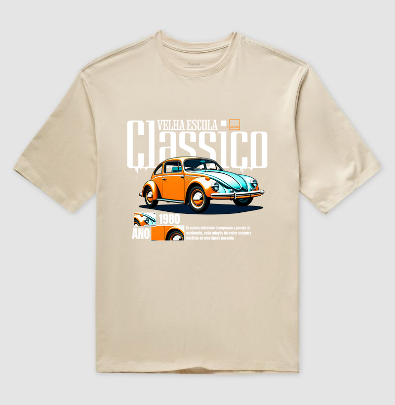 Camiseta Oversized - Fusca 80's
