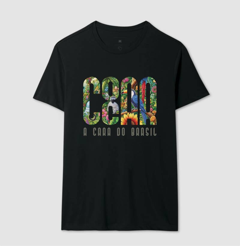Camiseta - Coleção Brasil - Cocar a cara do Brasil