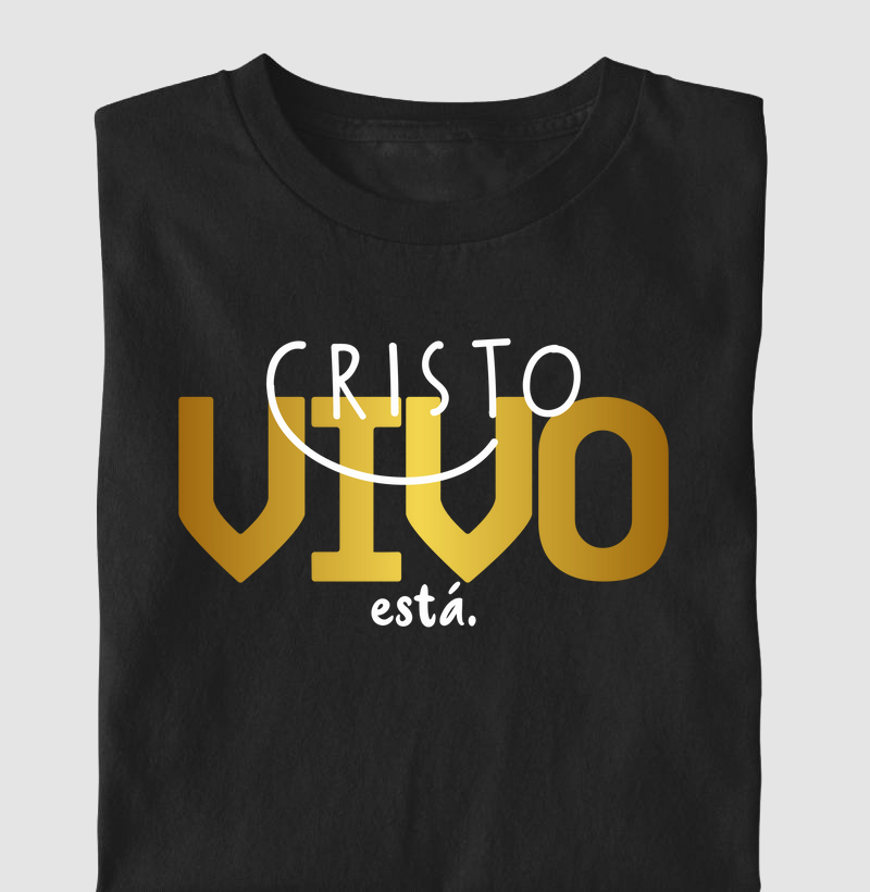 Camiseta Cristo Vivo Está