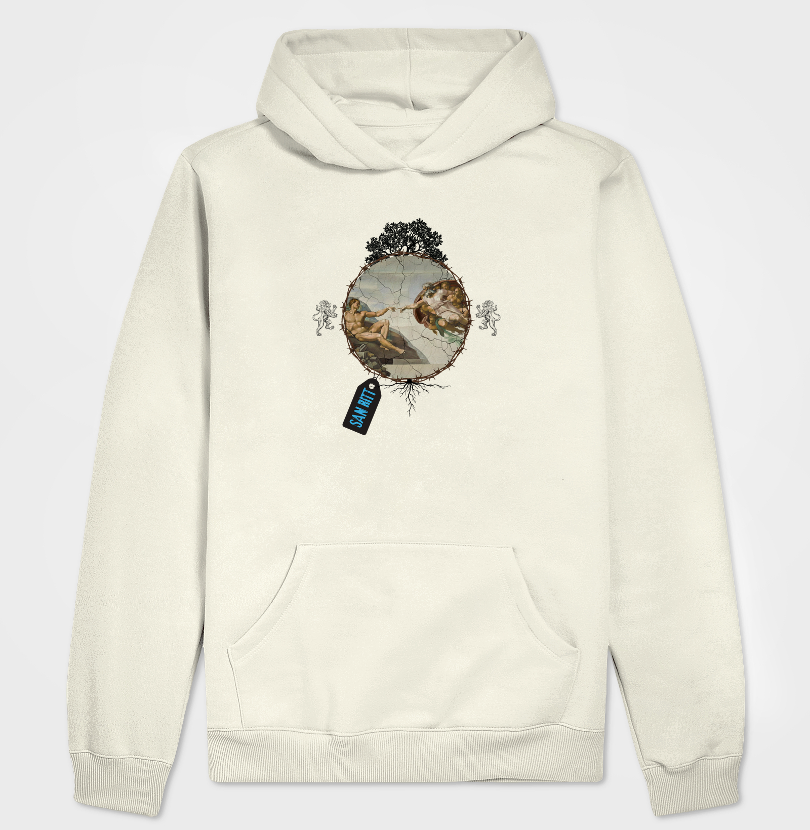 Hoodie Moletom S★R The Creation of Adam