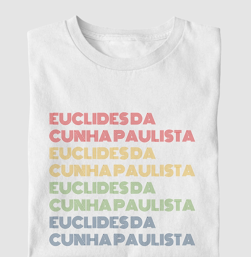 Euclides da Cunha Paulista Letreiro Retrô