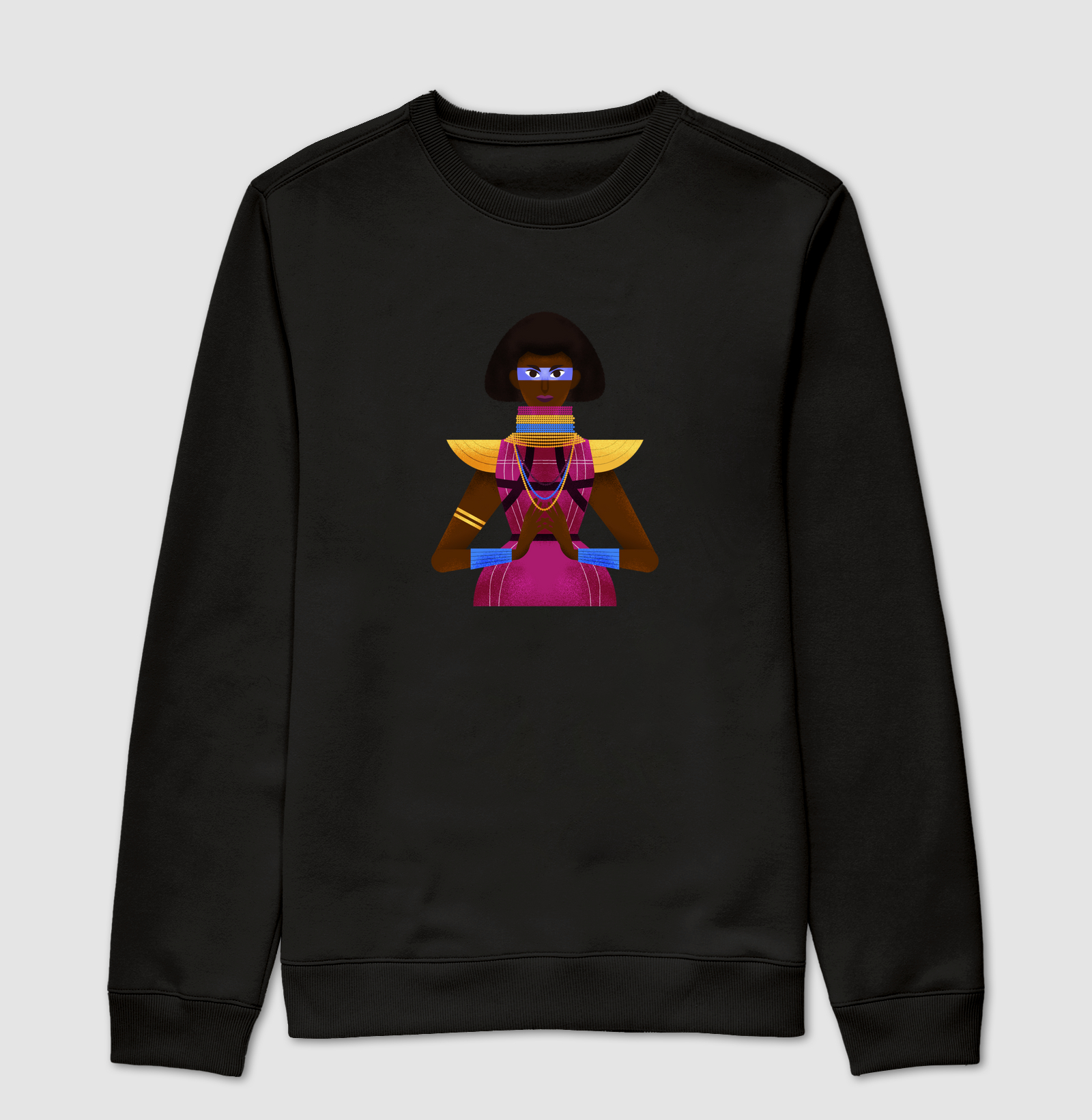 Camiseta Original Afrofuturismo Colar
