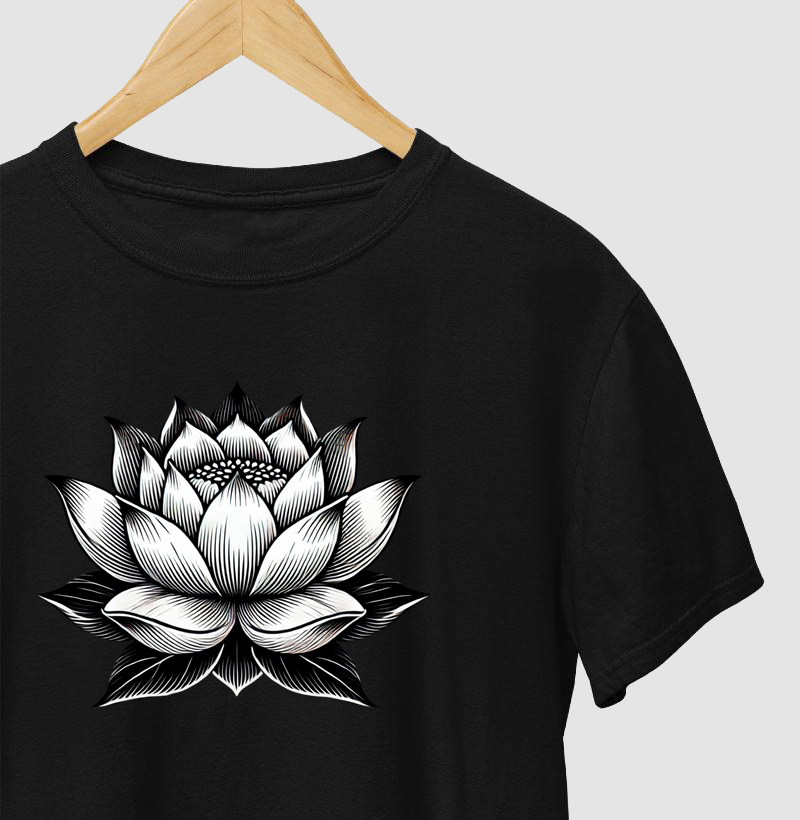 Flor de Lótus em Serigrafia