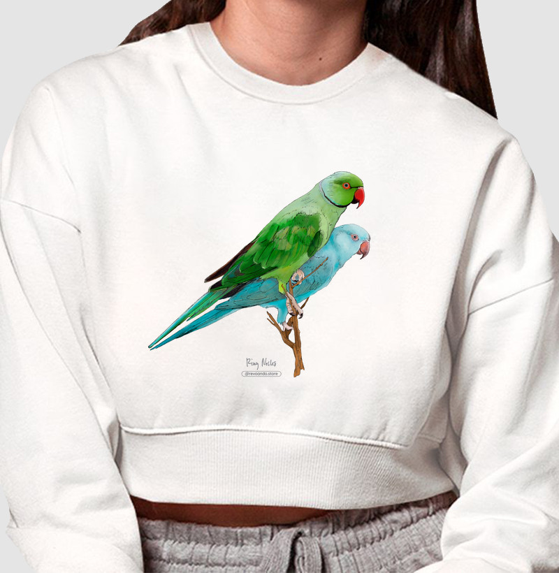 Love Friends - Ring Neck - Moletom Cropped