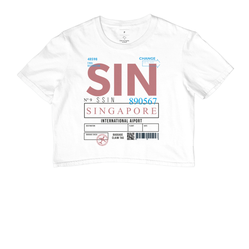 Etiqueta bagagem - Singapore