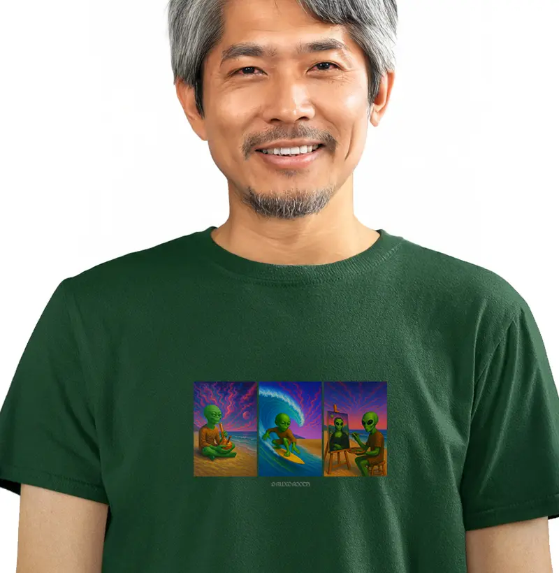 Camiseta BR00120 Alien Vagabundo Nato