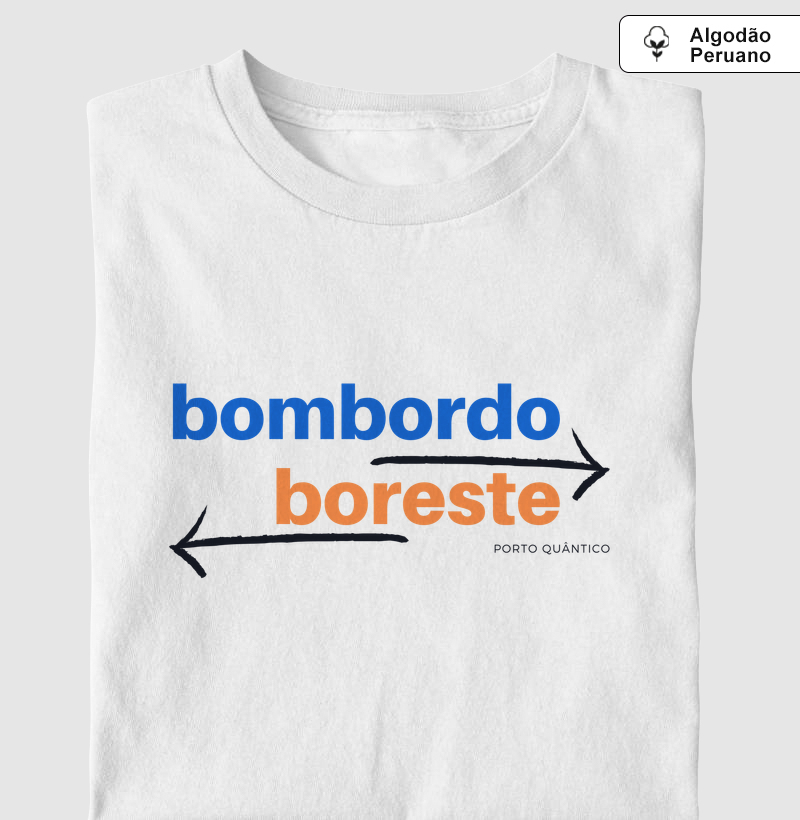 Camiseta Unissex 100% Algodão Peruano - Bombordo e Boreste