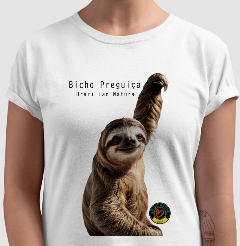 Camiseta Bicho Preguiça